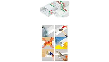 ECO BEST Cable channels ECO BEST series PVC Indoor Non Flame UV IP40 25 x 25 mm