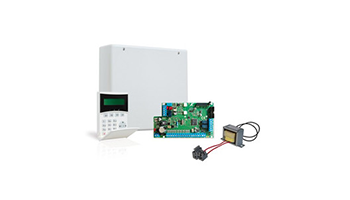 AMC X864-2E8+LCD Blue hybrid control panel expandable to 64 zones, KIT-272