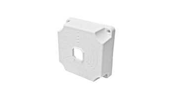 UV protected box for mounting on a dome, bullet camera 128x128x50mm, NX1