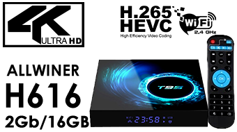 T95 H616 Allwinner Android 10 Smart TV BOX 2G 16G 4K