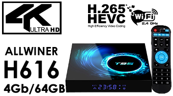 T95 H616 Allwinner Android 10 Smart TV BOX 4G 64G 4K