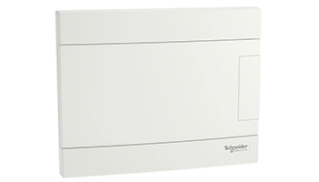 SCHNEIDER ELECTRIC EZ9EUB112 Easy9 EU Board Easy 9 CM 1X12M, white door with N/PE rail
