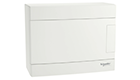 SCHNEIDER ELECTRIC EZ9EUD108 Easy 9 Ω 1X8M switchboard, white door with N/PE rail