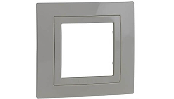 SCHNEIDER ELECTRIC MGU2.002.25 Unica Basic Frame 1x Ivory