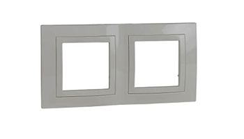 SCHNEIDER ELECTRIC MGU2.004.25 Unica Basic Frame 2x Ivory
