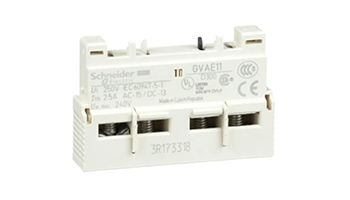 SCHNEIDER ELECTRIC GVAE11 TeSys GV3 Auxiliary contact for motor protection GV 1NO+1NC front mounting