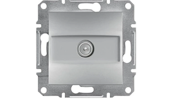 SCHNEIDER ELECTRIC EPH3200161 Asfora Socket TV final (1dB) without frame Aluminum