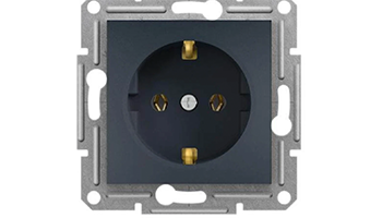 SCHNEIDER ELECTRIC EPH2900171 Asfora Contact Shuko 16A frameless Anthracite