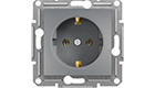 SCHNEIDER ELECTRIC EPH2900162 Asfora Socket Shuko 16A without frame Steel