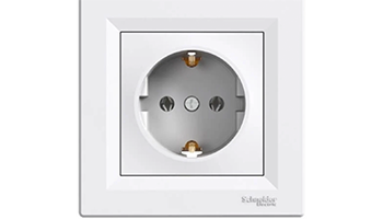 SCHNEIDER ELECTRIC EPH2900121 Asfora Shuko contact 16A White