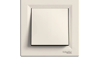 SCHNEIDER ELECTRIC EPH0100123 Asfora Single pole switch 10A Cream