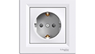 SCHNEIDER ELECTRIC EPH2900221 Asfora Socket Shuko with child protection 16A White