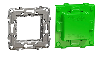 SCHNEIDER ELECTRIC NU7002C Unica NEW Mounting frame 2M - metal with paint protector