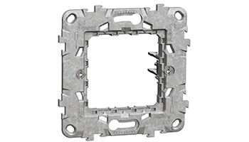 SCHNEIDER ELECTRIC NU7002PG  Unica NEW Mounting frame 2M - plastic and with legs