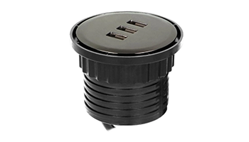 ORNO OR-GM-9013/B 5908254802386 Charger for embedding in furniture 3x USB 5V/3.1A, for opening Ф60mm