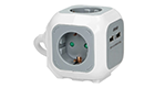 ORNO OR-AE-13144(GS) 5908254803260 Splitter cube 4x 2P+E Shuko and 2x USB type A 5VDC/2.1A, with cab