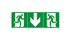 Legrand 661670 3414970374011 X-light 180; X-light 360 Pictogram - symbol "Man - left / right + arrow