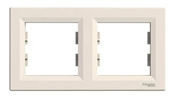 SCHNEIDER ELECTRIC EPH5800223 Asfora Frame 2x Cream