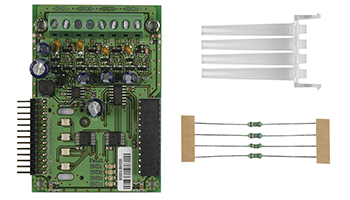 TELETEK MS4 Expansion module for conventional panel MAG 8 Plus: additional 4 sirens