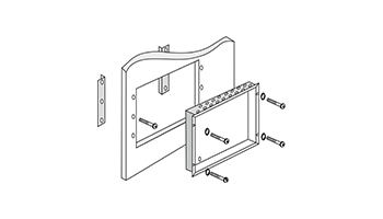 TELETEK FLM Kit MAG 8 Plus Flush mount kit for IRIS and MAG8 Plus fire alarm panels