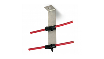 Fireclass Dual L-Clip 516.016.220 516.016.230 L plate for installation of thermosensitive cable, Zin