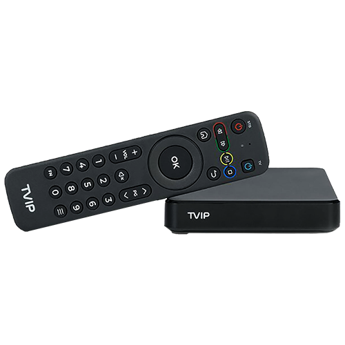 TVIP S-Box v.725 BT 4K UHD Android 11 IPTV Media Receiver 1GB RAM / 8GB Flash  with BT Remote