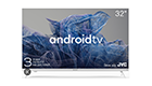 KIVI 32H750NW 32', HD, Google Android TV, White, 1366x768, 60 Hz, Sound by JVC, 2x8W, 33 kWh/1000h ,