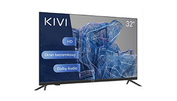 KIVI 32H550NB 32', HD, Nosmart, Black, 1366x768, 60 Hz, , 2x8W, 33 kWh/1000h ,HDMI ports 2, 24 month