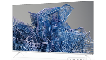 KIVI 43U750NW 43', UHD, Android TV 11, White, 3840x2160, 60 Hz, Sound by JVC, 2x12W, 53 kWh/1000h , 
