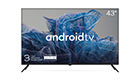 KIVI 43U740NB 43', UHD, Google Android TV, Black, 3840x2160, 60 Hz, , 2x10W, 53 kWh/1000h , BT5, HDM