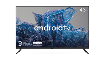 KIVI 43U740NB 43', UHD, Google Android TV, Black, 3840x2160, 60 Hz, , 2x10W, 53 kWh/1000h , BT5, HDM