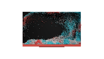 WE BY LOEWE 60514R70 TV 55'', SteamingTV, 4K Ult, LED HDR, Integrated soundbar, Coral Red