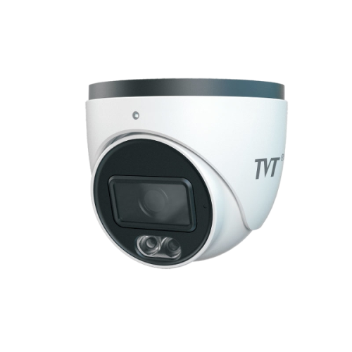 TVT TD-7524TE3(AU/WR2) 2MP Full-Color Dome Camera - 1080P 4-in-1 Hybrid AHD/TVI/CVI/CVBS, Audio Over