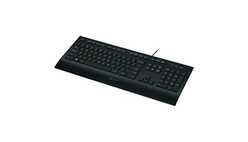 LOGITECH 920-005217 Corded Keyboard K280E 