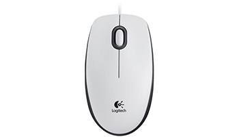LOGITECH 910-005004 Corded Mouse M100 - EMEA - WHITE