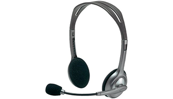 LOGITECH 981-000271 Corded Stereo Headset H110 - EMEA