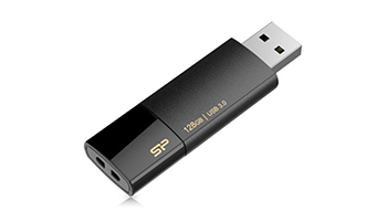 SILICON POWER SP128GBUF3B05V1K 3.0,Blaze B05,128GB,Black