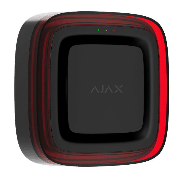 Ajax 118600.279.BL1 EN54 FireProtect Sounder/VAD Jeweller Wireless Fire Alarm Sounder & VAD Black