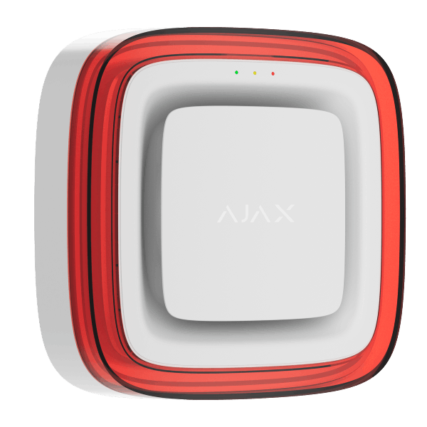 Ajax 118599.279.WH1 EN54 FireProtect Sounder/VAD Jeweller Wireless Fire Alarm Sounder & VAD White