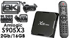X96 MAX Plus 2GB/16GB Amlogic S905x3 Android 9.0 8K Video Decode TV Box 2.4G WiFi 1000Mbps LAN USB3.
