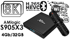 X96 Air Amlogic S905x3 8K Video Decode Android 9.0 TV Box 4GB DDR3 32GB eMMC 2.4G+5G WiFi Bluetooth