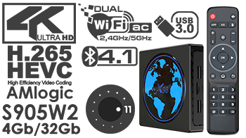 X98 mini Amlogic S905W2 Android 11 TV Box 4GB Ram 32GB Rom Dual Wifi AC Ethernet HDMI BT