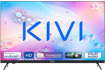 KIVI 32H730QB 32', HD, Android TV, Black, 1366x768, 60 Hz, 2x8W, 33 kWh/1000h , BT5, HDMI ports