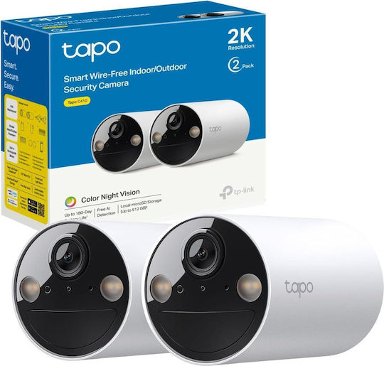TP-Link Tapo C410(2-pack), 3MP WiFi, Micro SD, outdoor, mic